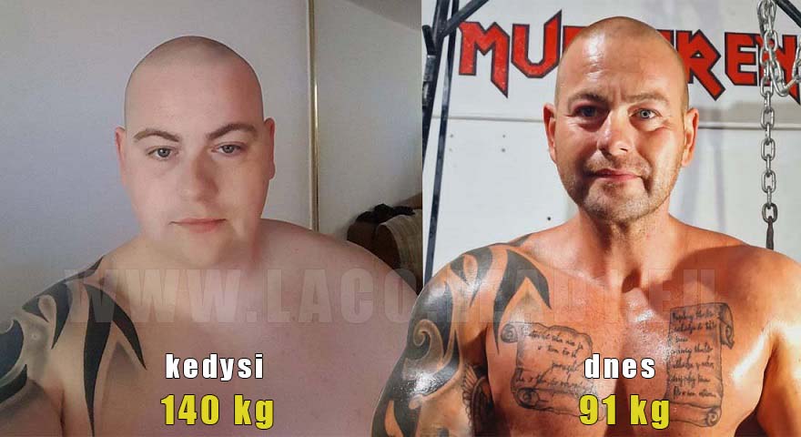 Premena Michala - porovnanie 140 kg a dnes
