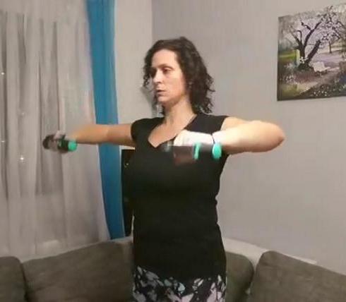 technika cviku - Dynamické rozcvičenie ramien