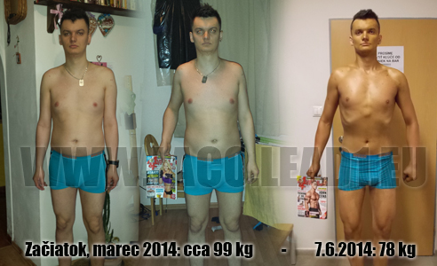 Premeny postavy -  Tomáš Kohút, mínus 21 kg
