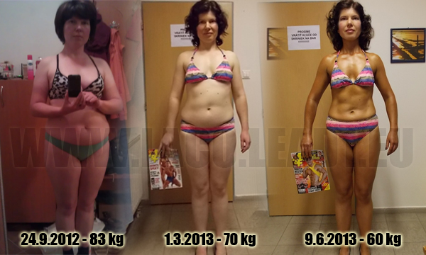 Metamorfózy Zuzky Mozoľovej (z 83 kg na 60 kg) (Finalistka súťaže - Do formy s fitnes časopisom 2013)